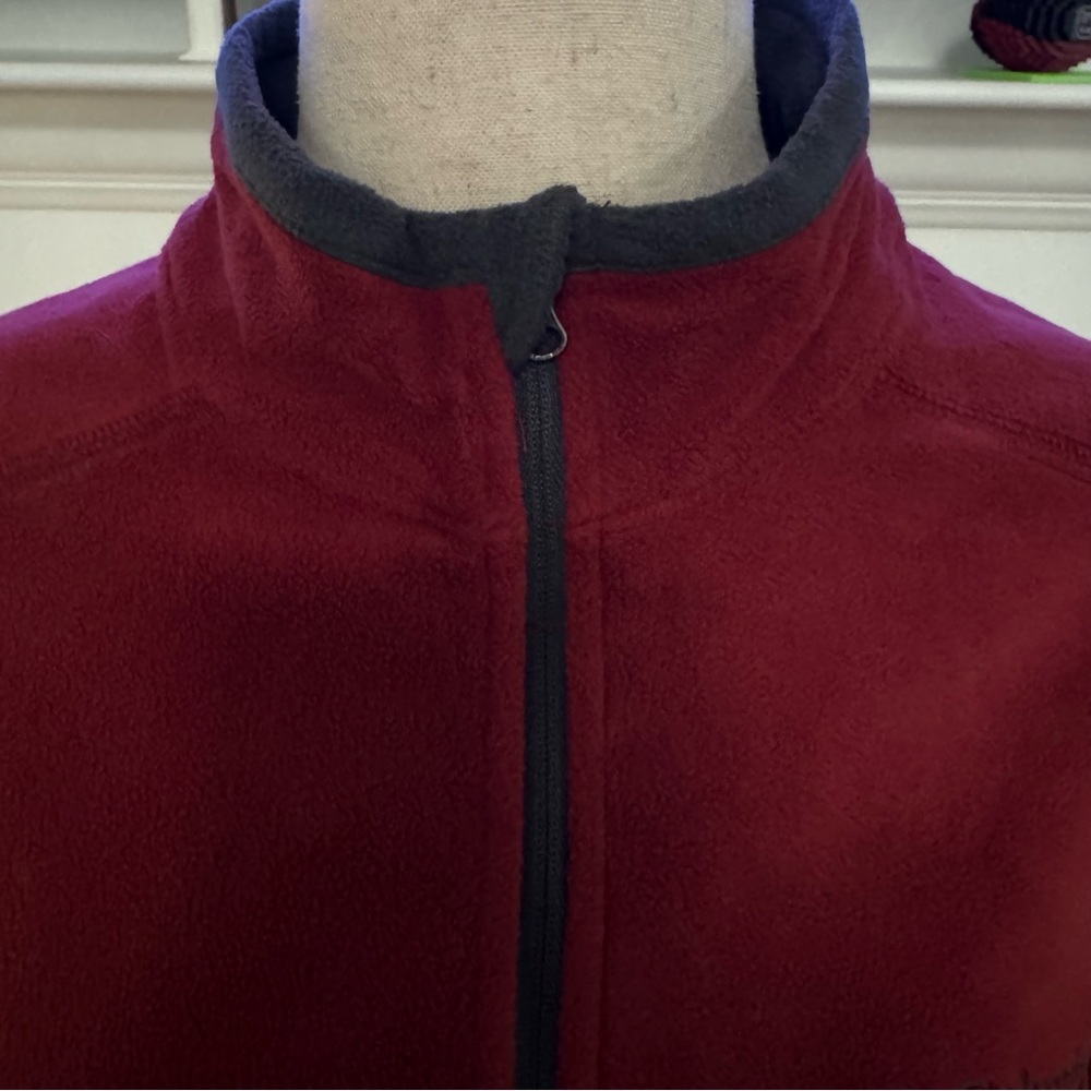 Columbia Half-Zip Fleece Pullover – Red/Gray – Men’s Small – NWT - Picture 3 of 12